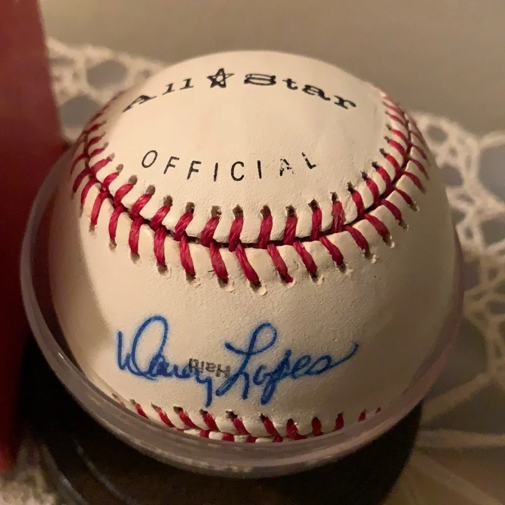 All Star Davey Lopes Autographed Baseball read below please 👇